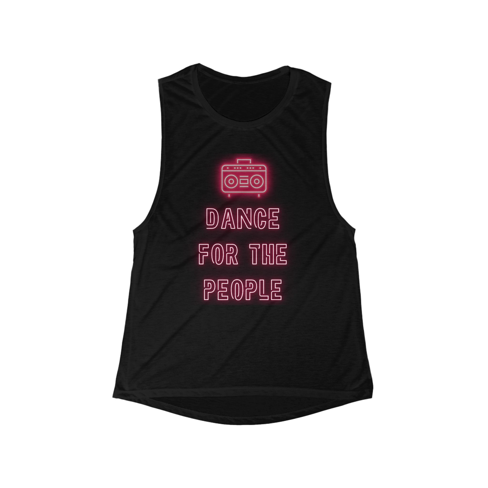 Dance For The People: Fem Flowy Scoop Muscle Tank